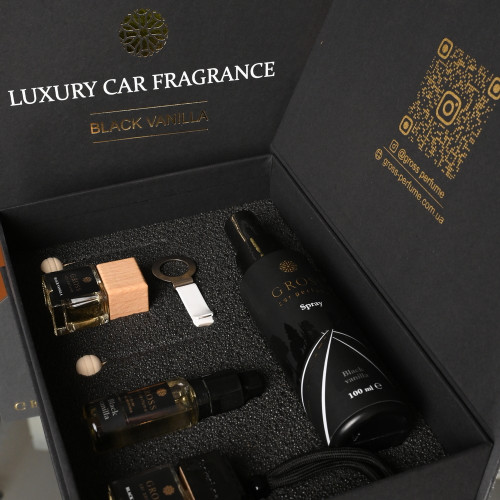 Luxury Car Fragrance  Black Vanilla